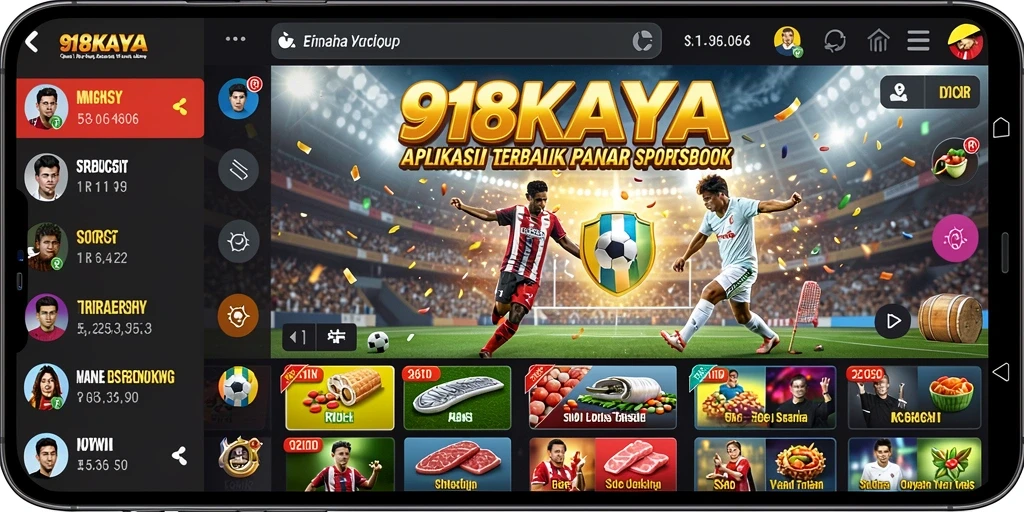 Tampilan gameplay menarik di aplikasi <strong>918KAYA</strong> menunjukkan taruhan olahraga secara real-time.