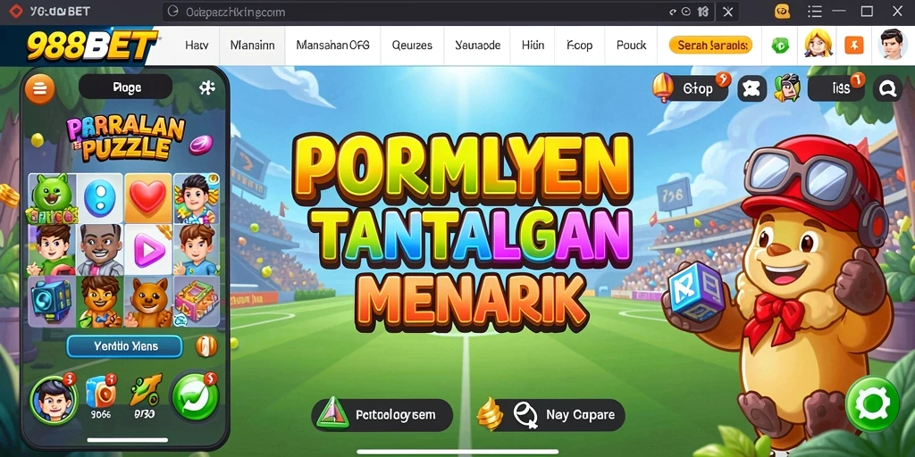 Screenshot gameplay 988BET menampilkan tantangan puzzle yang menarik.