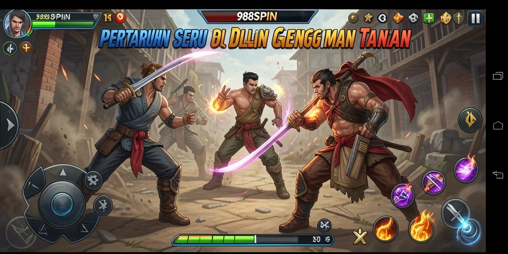 Tangkapan layar dari gameplay seru 988SPIN dengan karakter unik.