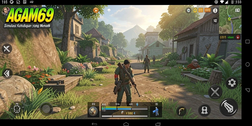 Tampilan gameplay menarik dan interaktif dari AGAM69.