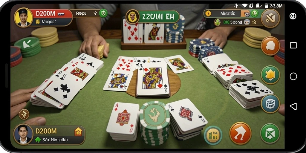 Tampilan gameplay D200M yang seru dan interaktif.