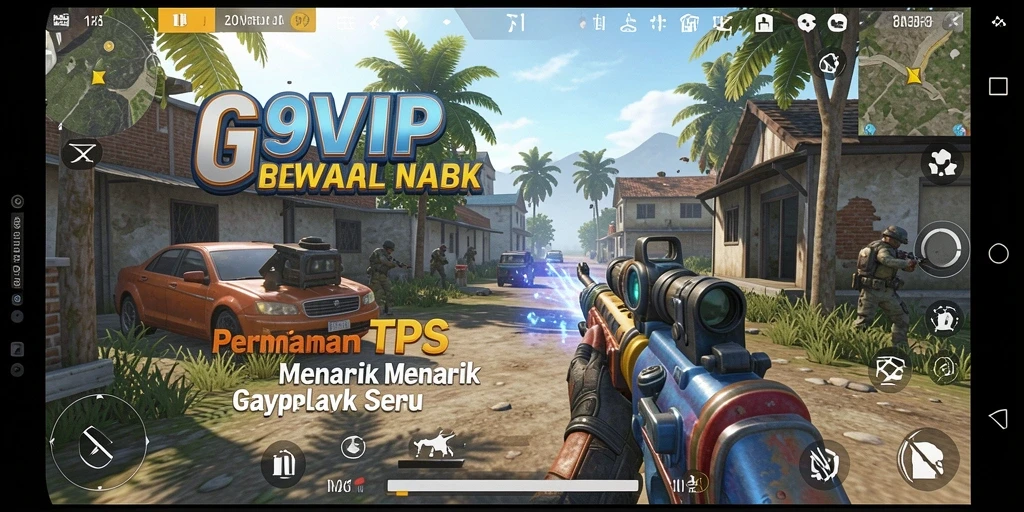 Screenshot G9VIP menampilkan aksi tembak-menembak yang intens dan seru.