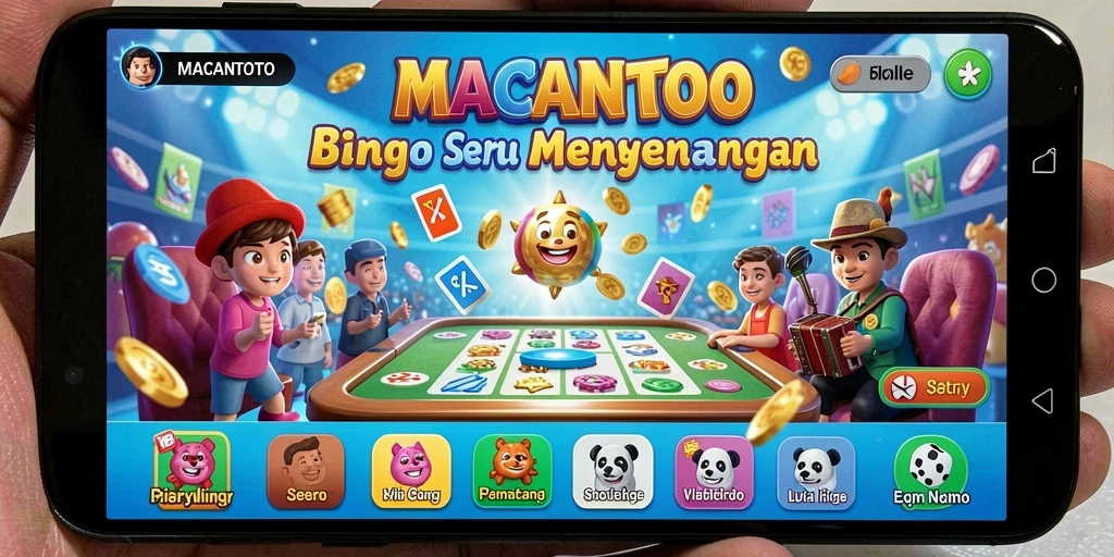Tangkapan layar gameplay seru dari permainan Bingo MACANTOTO.