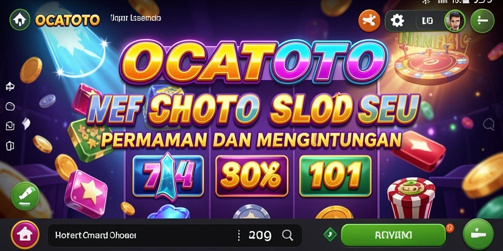 Screenshot gameplay OCATOTO yang menampilkan keseruan bermain slot.