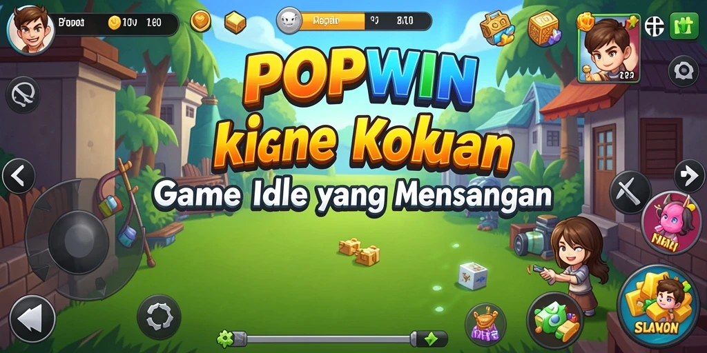 Screenshot menunjukkan aksi seru gameplay Idle di POPWIN.