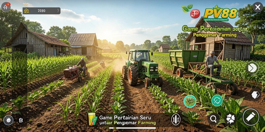Gameplay seru PPV88 menampilkan aktivitas pertanian yang kaya dan menarik.