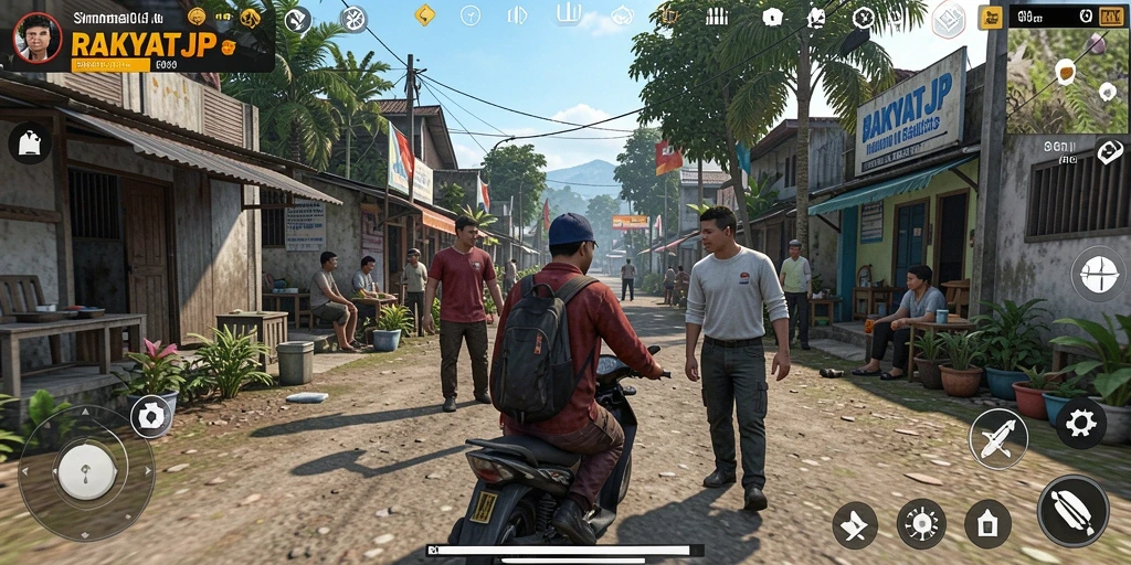 Screenshot utama RAKYATJP menampilkan dinamika gameplay yang menarik.