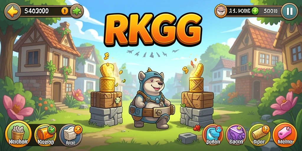 Tangkapan layar gameplay RKGG yang menampilkan momen seru dalam permainan Idle.