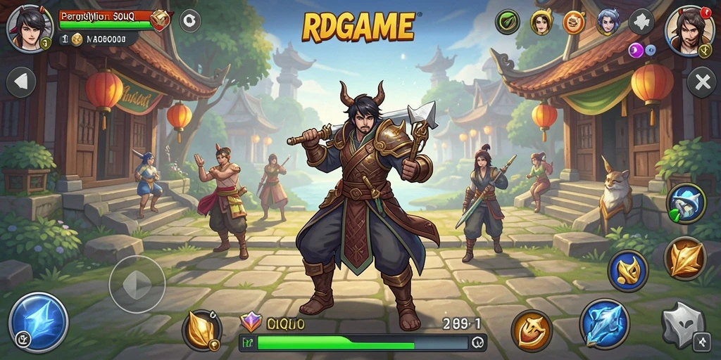 Screenshot menarik dari gameplay RPGAME QiuQiu yang seru.