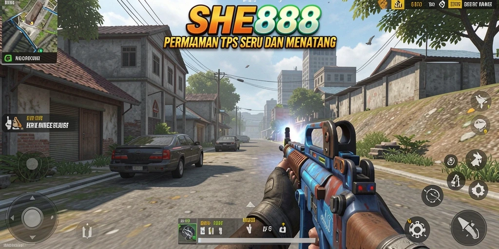 Tampilan gameplay dinamis dari SHE888 dengan aksi seru.