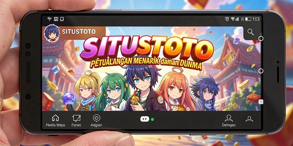Tangkapan layar gameplay menunjukkan karakter anime beraksi di medan pertarungan.