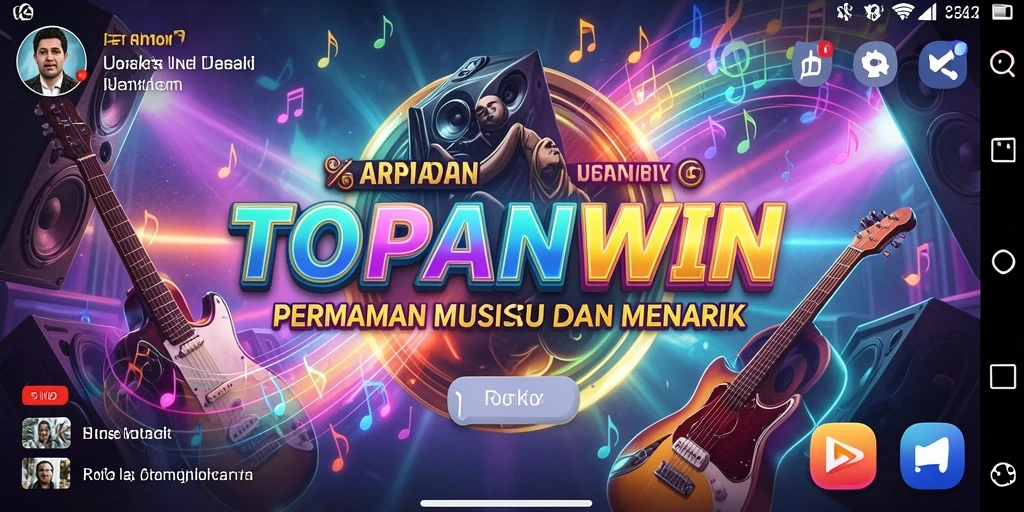 Tampilan gameplay seru dalam aplikasi TOPANWIN.