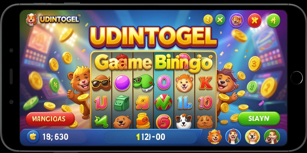 Tampilan gameplay UDINTOGEL yang memukau dan seru.
