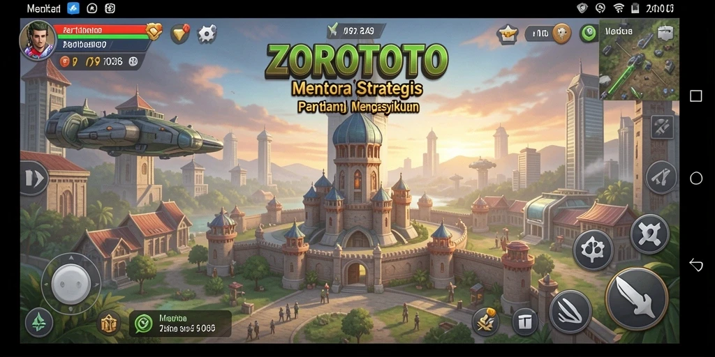 Tampilan gameplay ZOROTOTO yang menegangkan dan strategis.